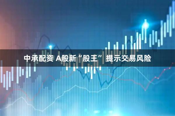 中承配资 A股新“股王” 提示交易风险