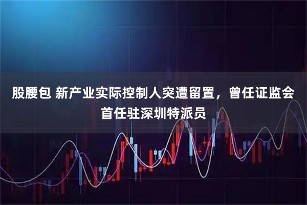 股腰包 新产业实际控制人突遭留置,曾任证监会首任驻深圳特派员